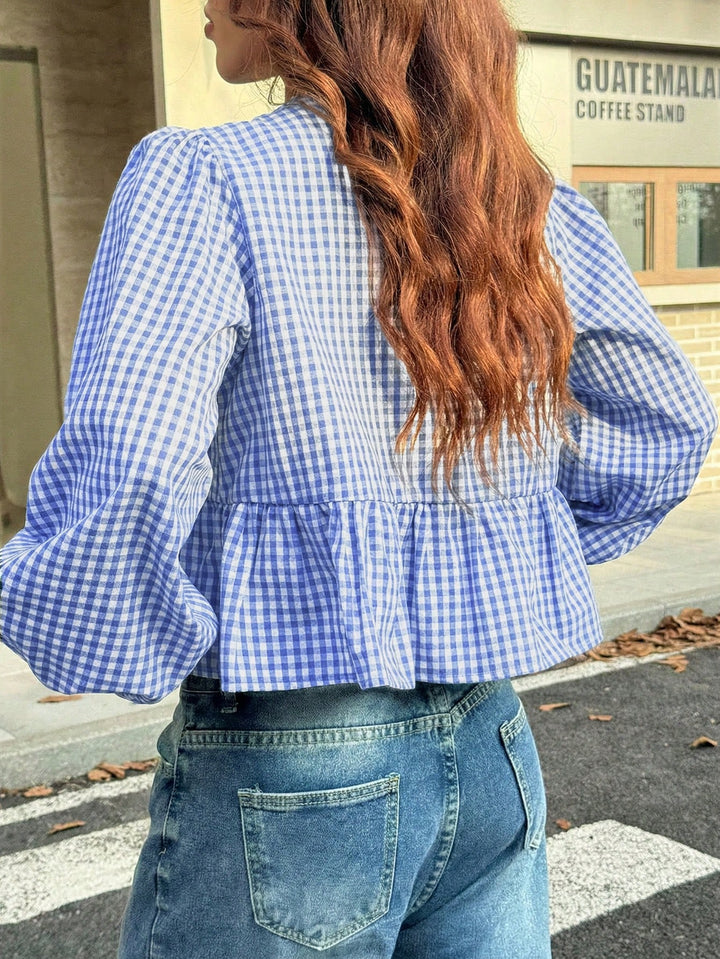 SHEIN blúz, kék