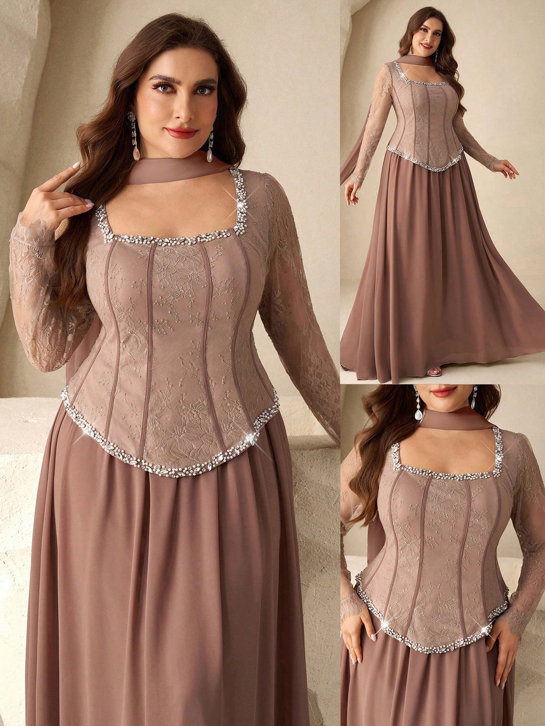 Rochie SHEIN, kaki