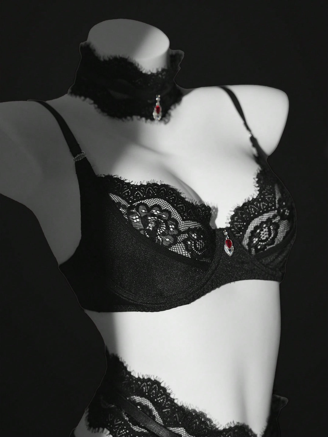 Set lenjerie SHEIN, negru