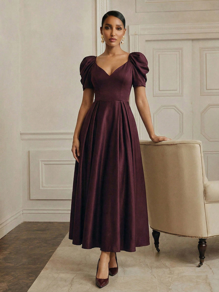 Rochie maxi SHEIN, vișiniu