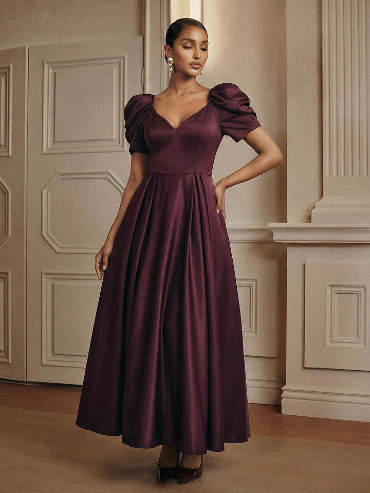 Rochie maxi SHEIN, vișiniu