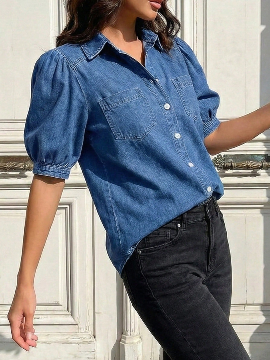 Top SHEIN, albastru