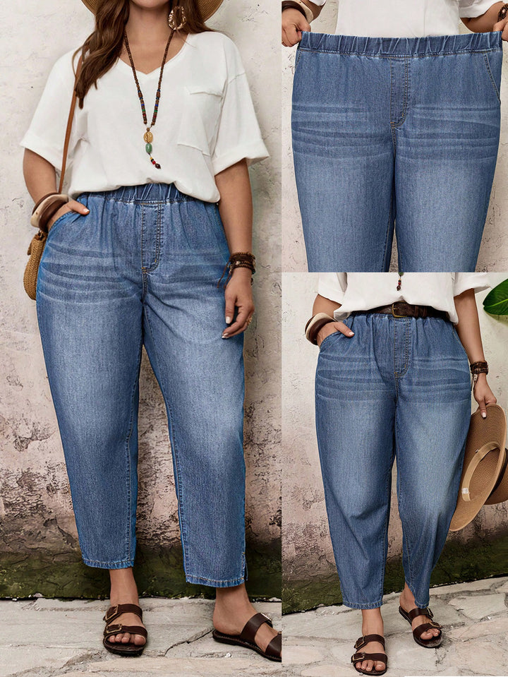 Jeans SHEIN, albastru