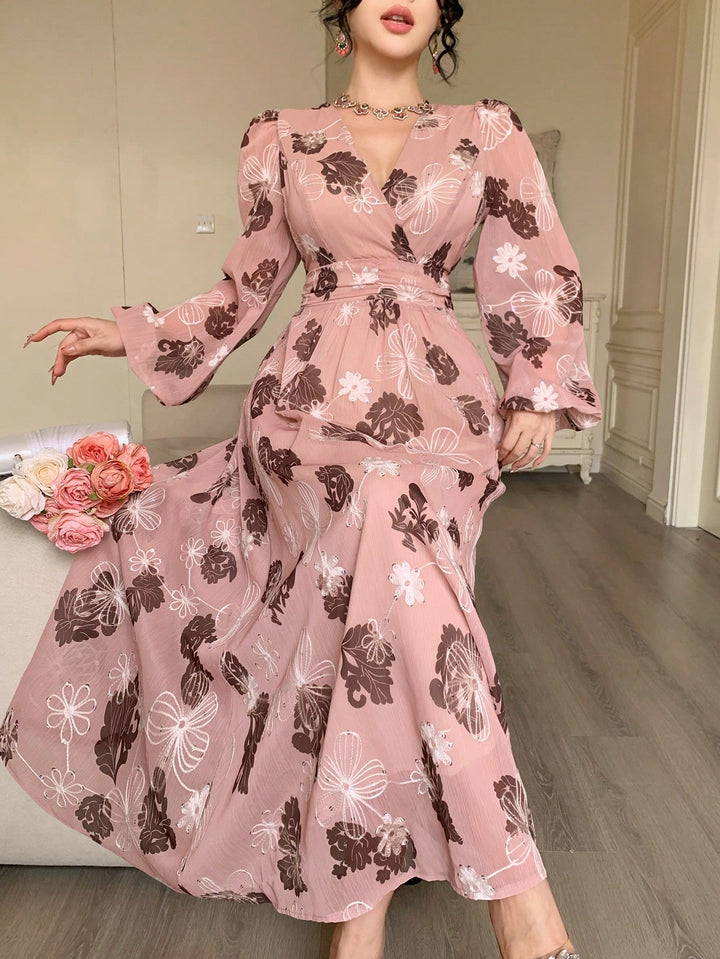 Rochie maxi SHEIN, mix culori