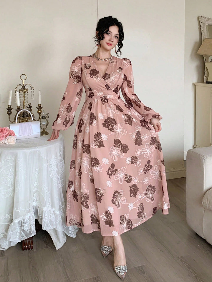 Rochie maxi SHEIN, mix culori