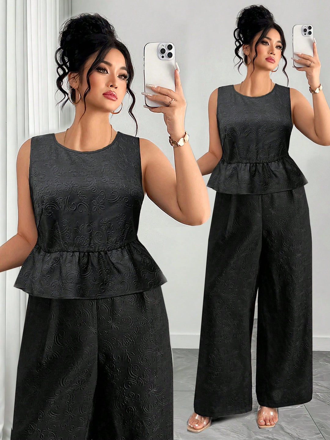 SHEIN fekete szett