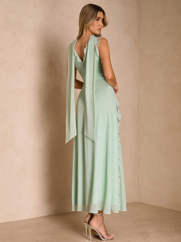 Rochie maxi SHEIN, verde