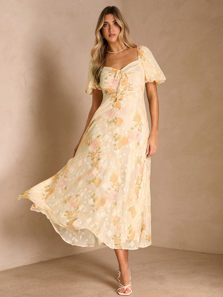 Rochie maxi SHEIN, portocaliu