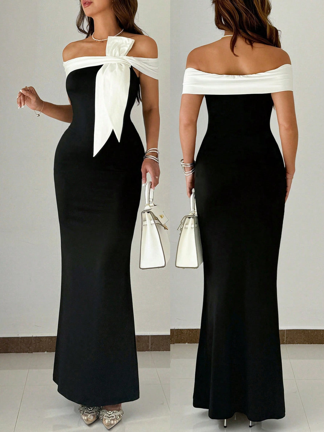 Rochie maxi SHEIN, negru