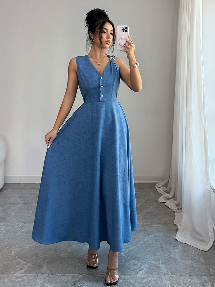 Rochie maxi SHEIN, albastru