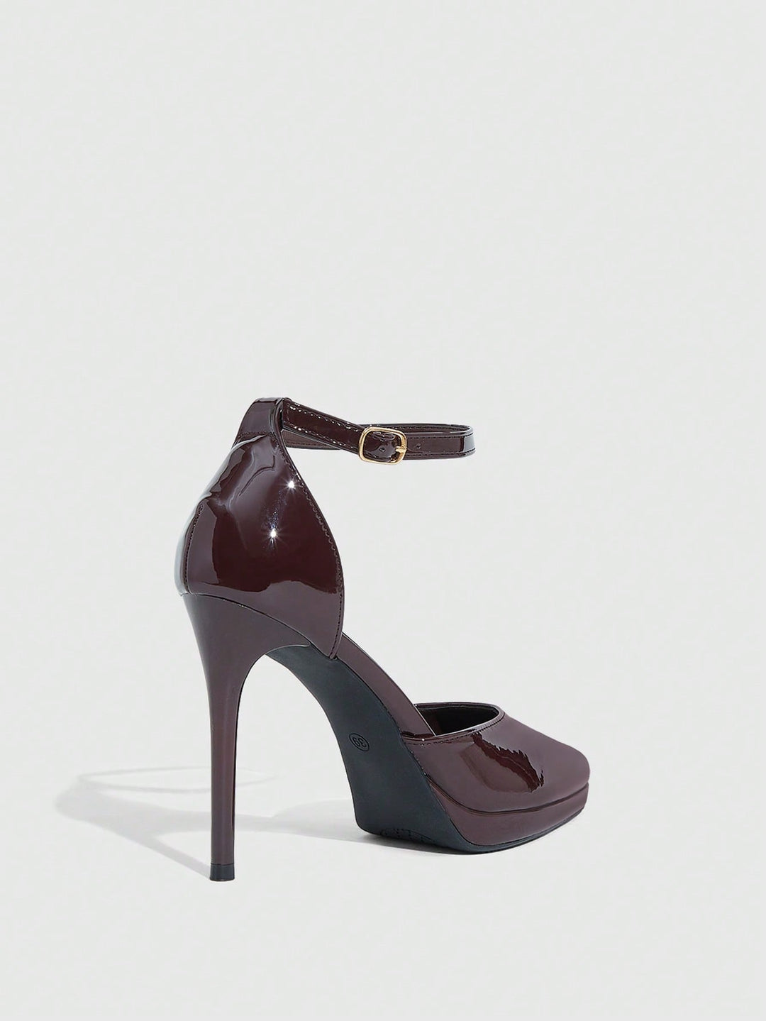Pantofi cu toc SHEIN, maro