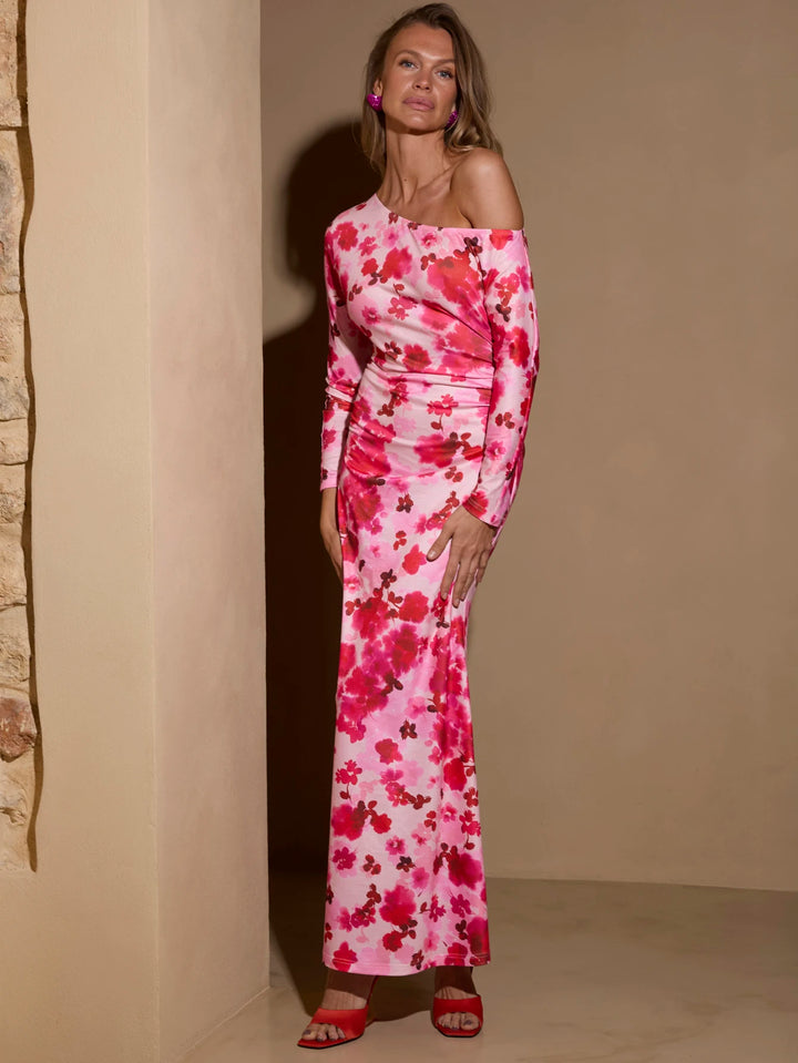 Rochie maxi SHEIN, mix culori