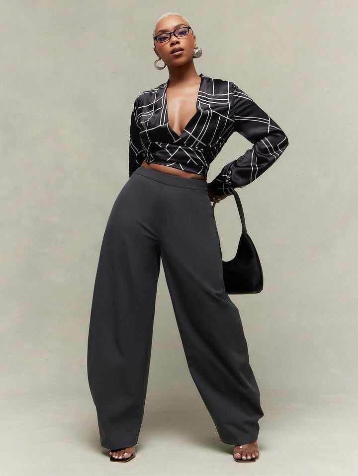 Pantaloni SHEIN, negru