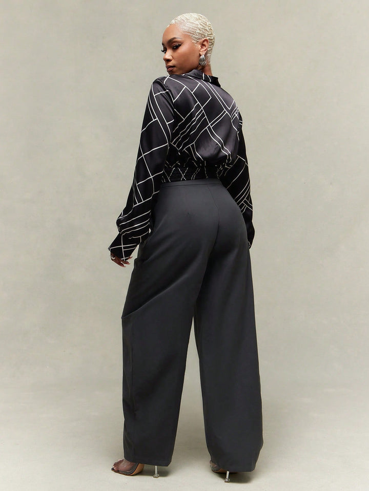 Pantaloni SHEIN, negru