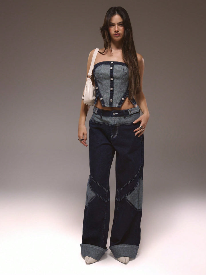 Top SHEIN, albastru