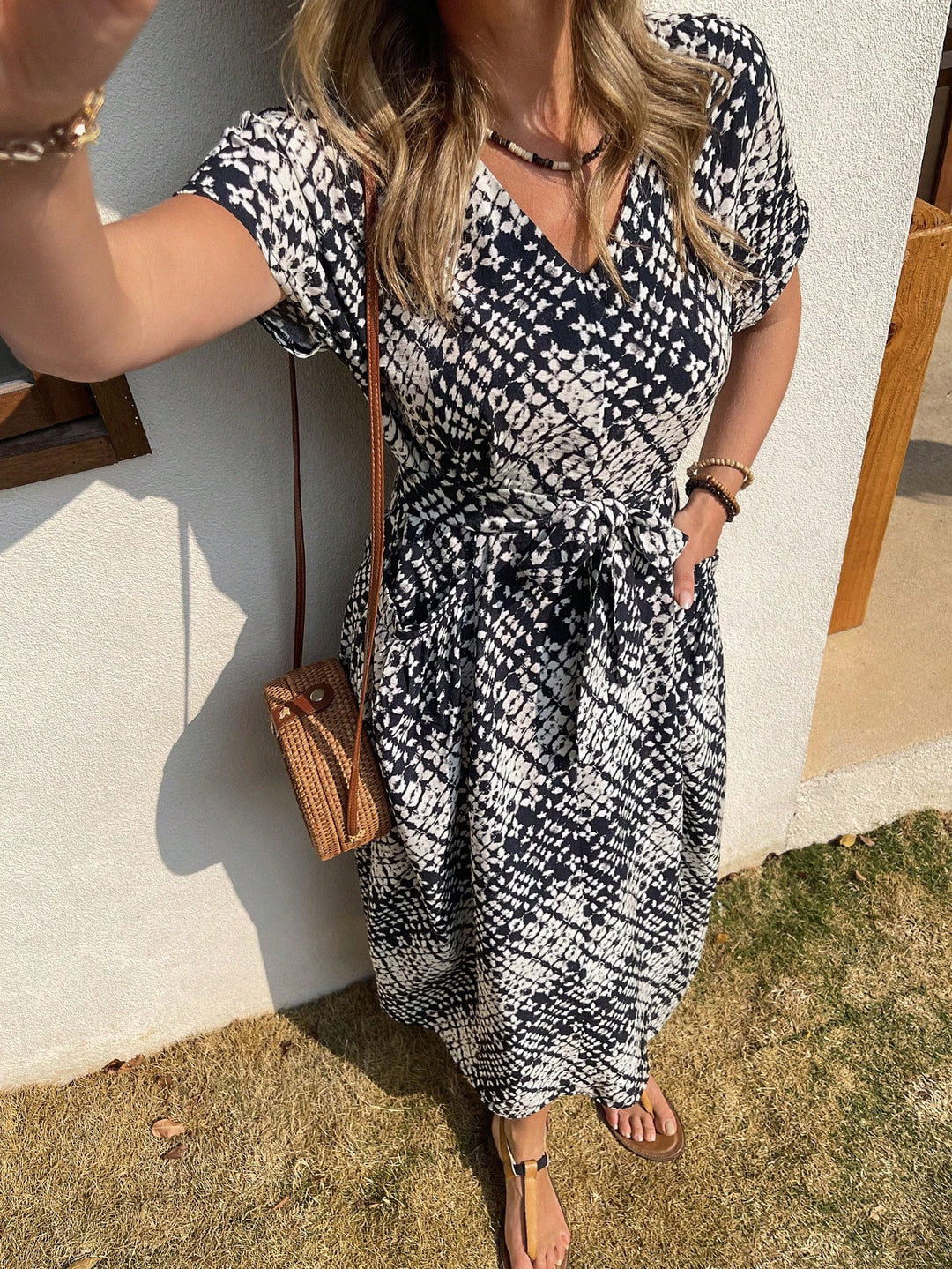 Rochie midi SHEIN, mix culori