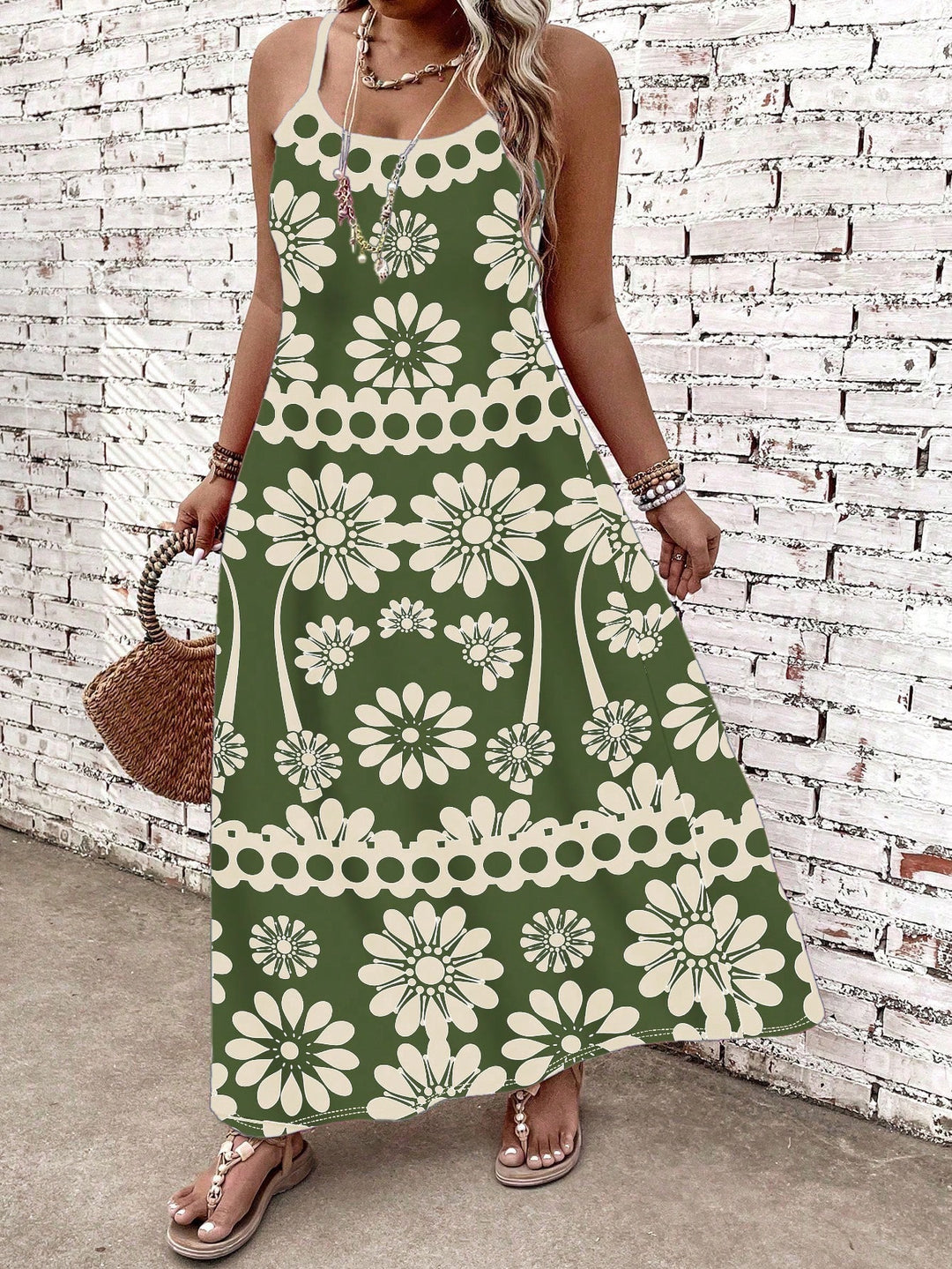 Rochie maxi SHEIN, mix culori