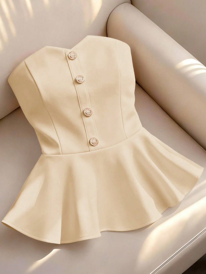 Top SHEIN, bézs