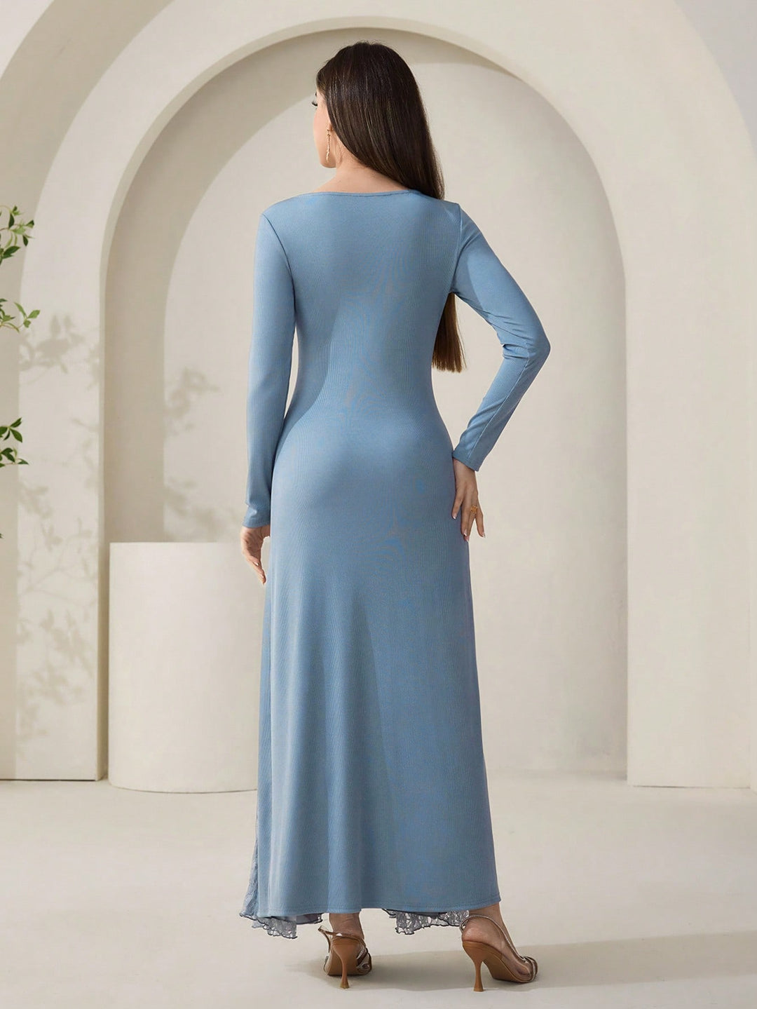 SHEIN Maxi ruha, kék