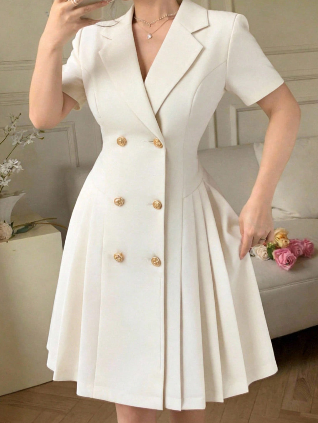 Rochie SHEIN, bej