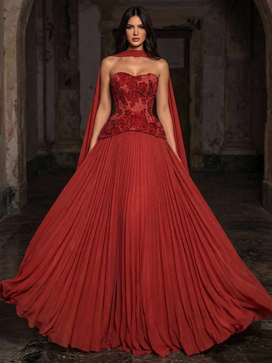 Rochie SHEIN, portocaliu