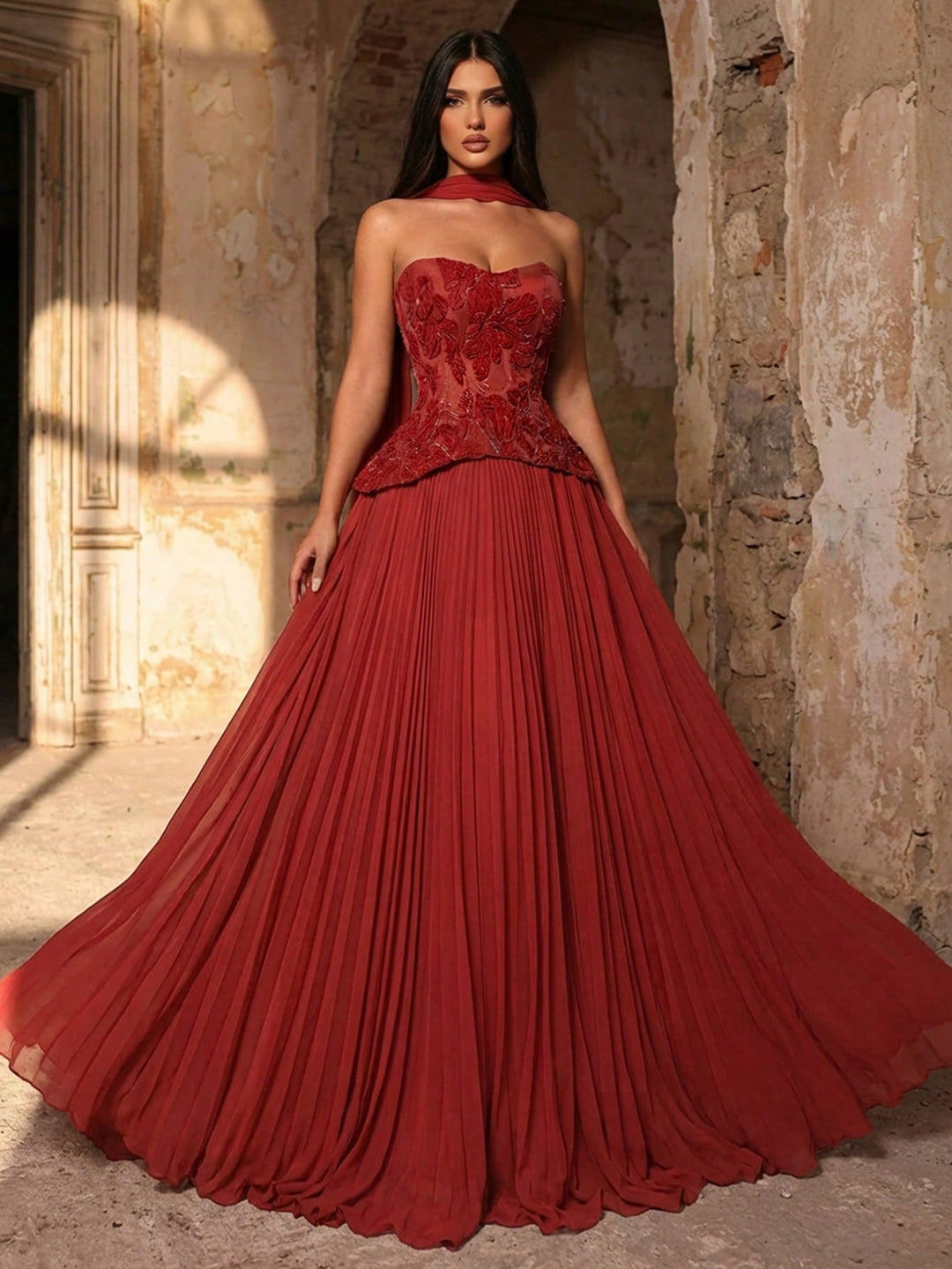 Rochie SHEIN, portocaliu