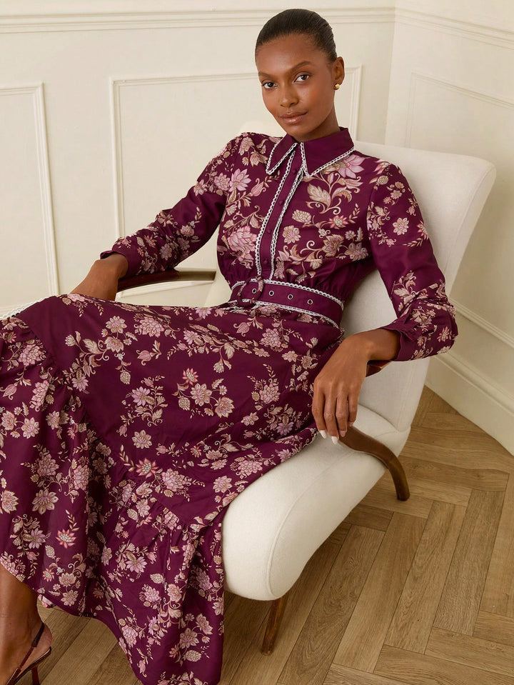 Rochie maxi SHEIN, mix culori
