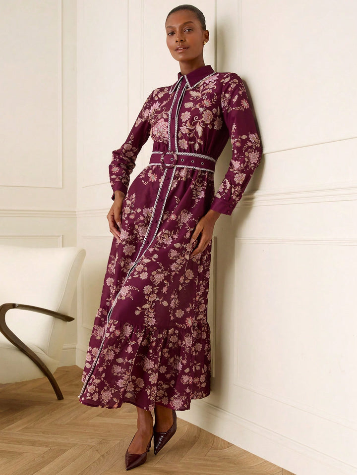Rochie maxi SHEIN, mix culori
