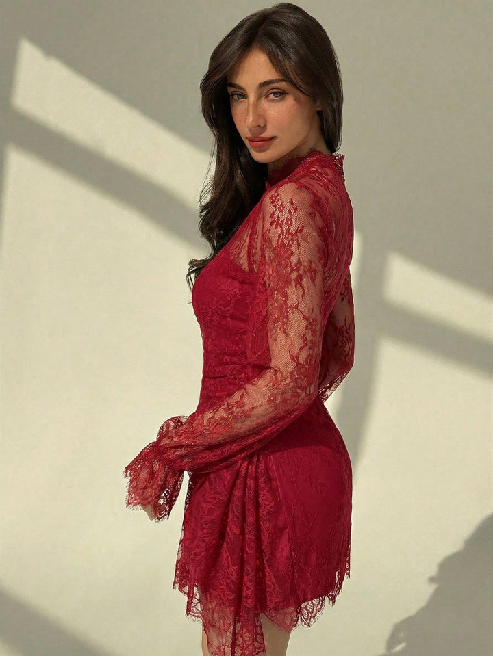 Rochie mini SHEIN, vișiniu