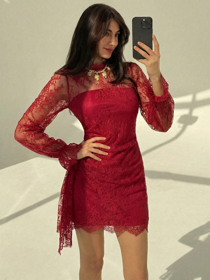 Rochie mini SHEIN, vișiniu