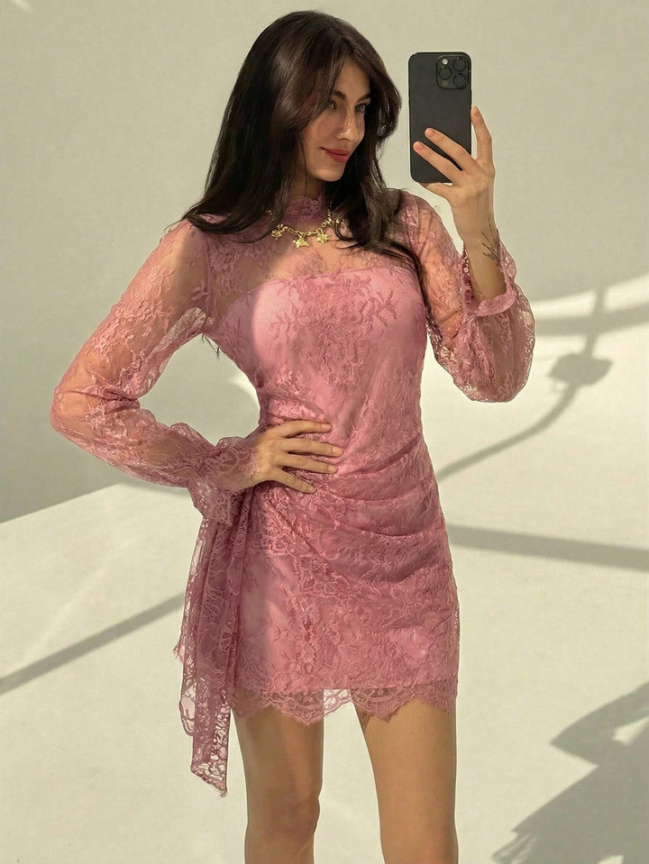 Rochie mini SHEIN, roz