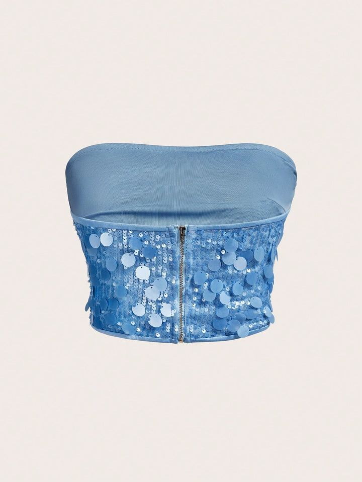 Top SHEIN, albastru