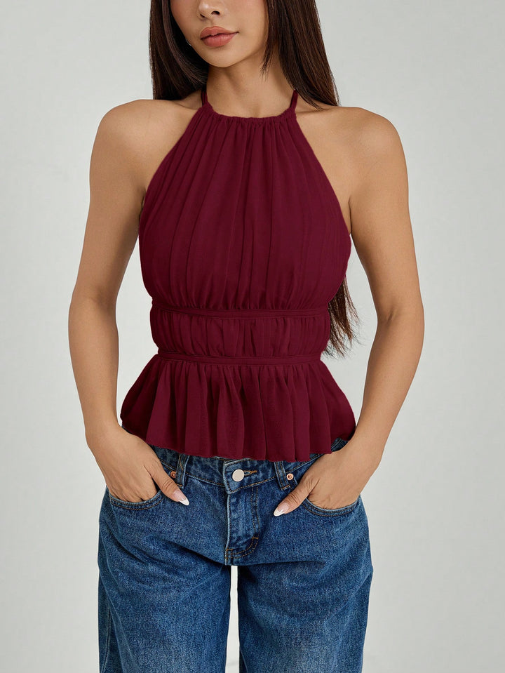 Top SHEIN, vișiniu