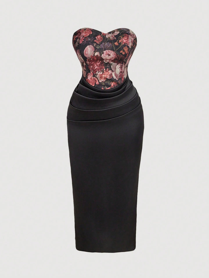 Rochie maxi SHEIN, mix culori