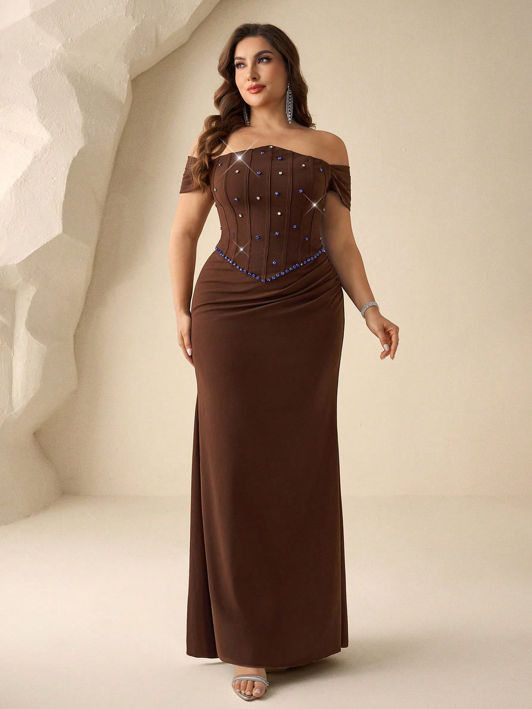 Rochie SHEIN, maro