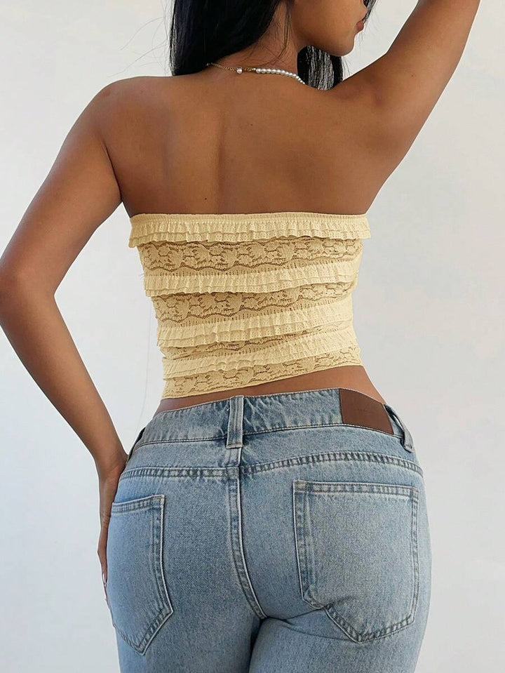 Top SHEIN, galben