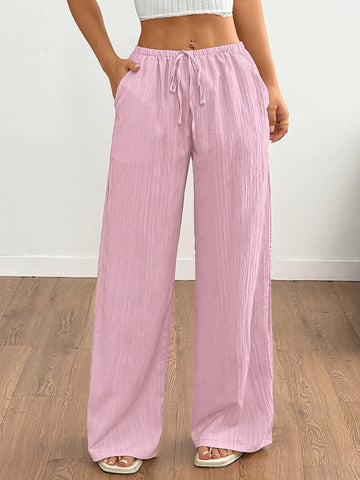 Pantaloni SHEIN, roz
