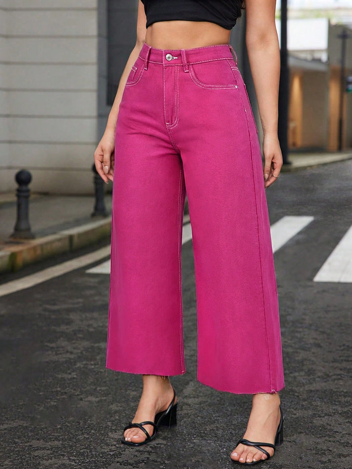 Jeans SHEIN, roșu