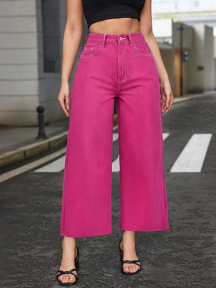 Jeans SHEIN, roșu