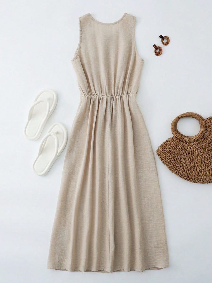 Rochie midi SHEIN, portocaliu