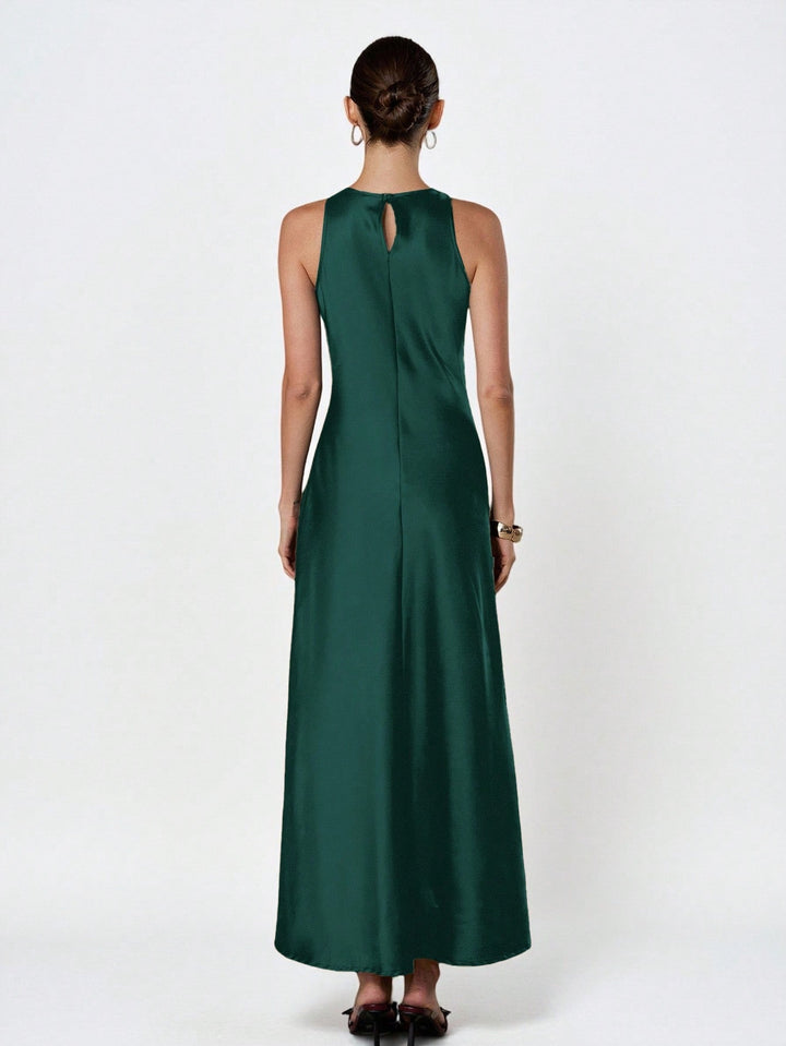Rochie maxi SHEIN, verde