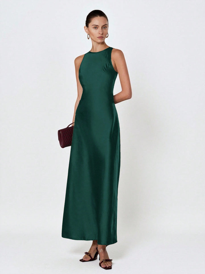 Rochie maxi SHEIN, verde