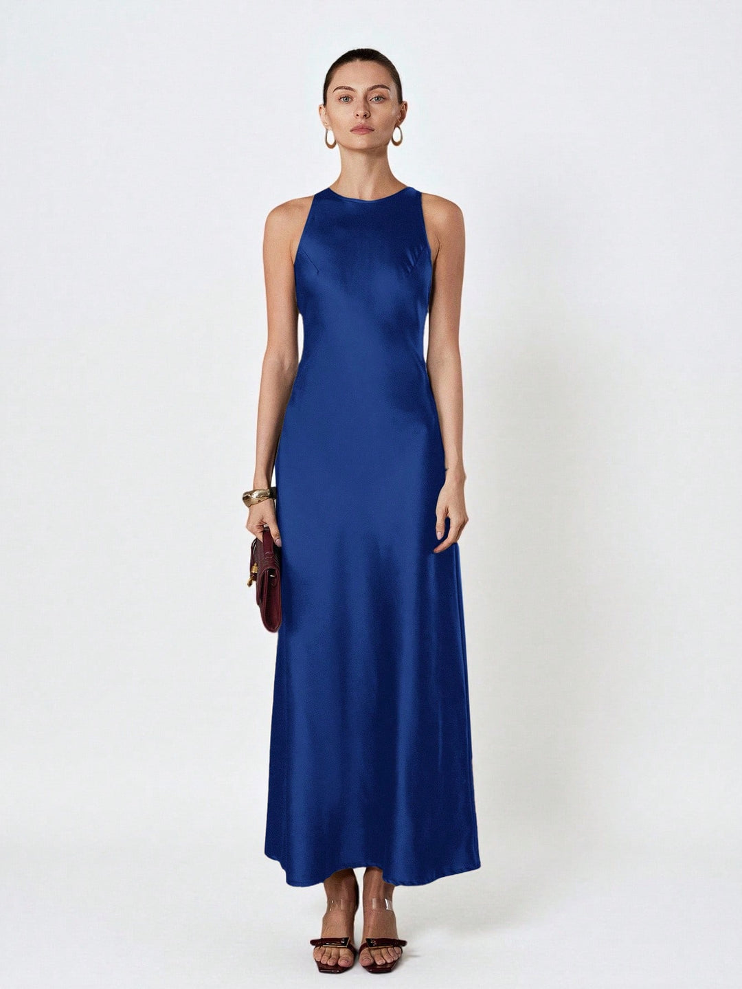 Rochie maxi SHEIN, albastru
