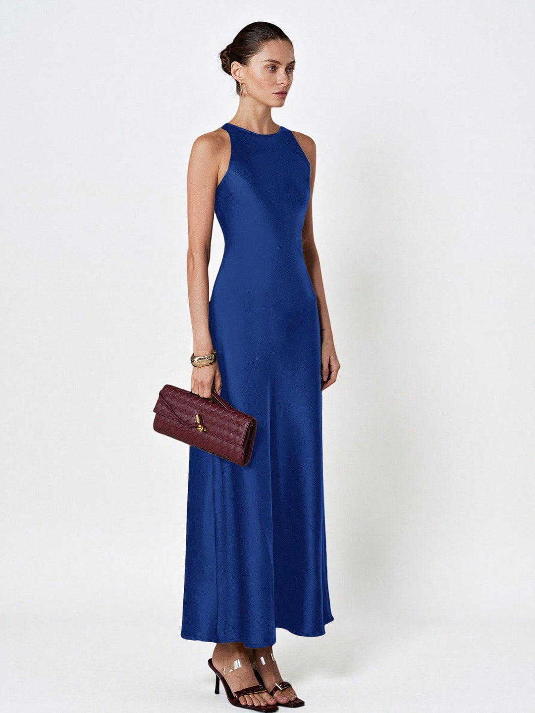 Rochie maxi SHEIN, albastru
