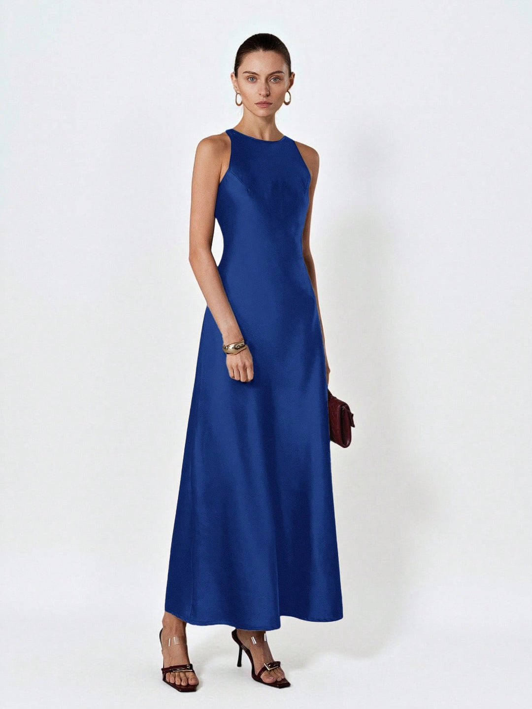 Rochie maxi SHEIN, albastru