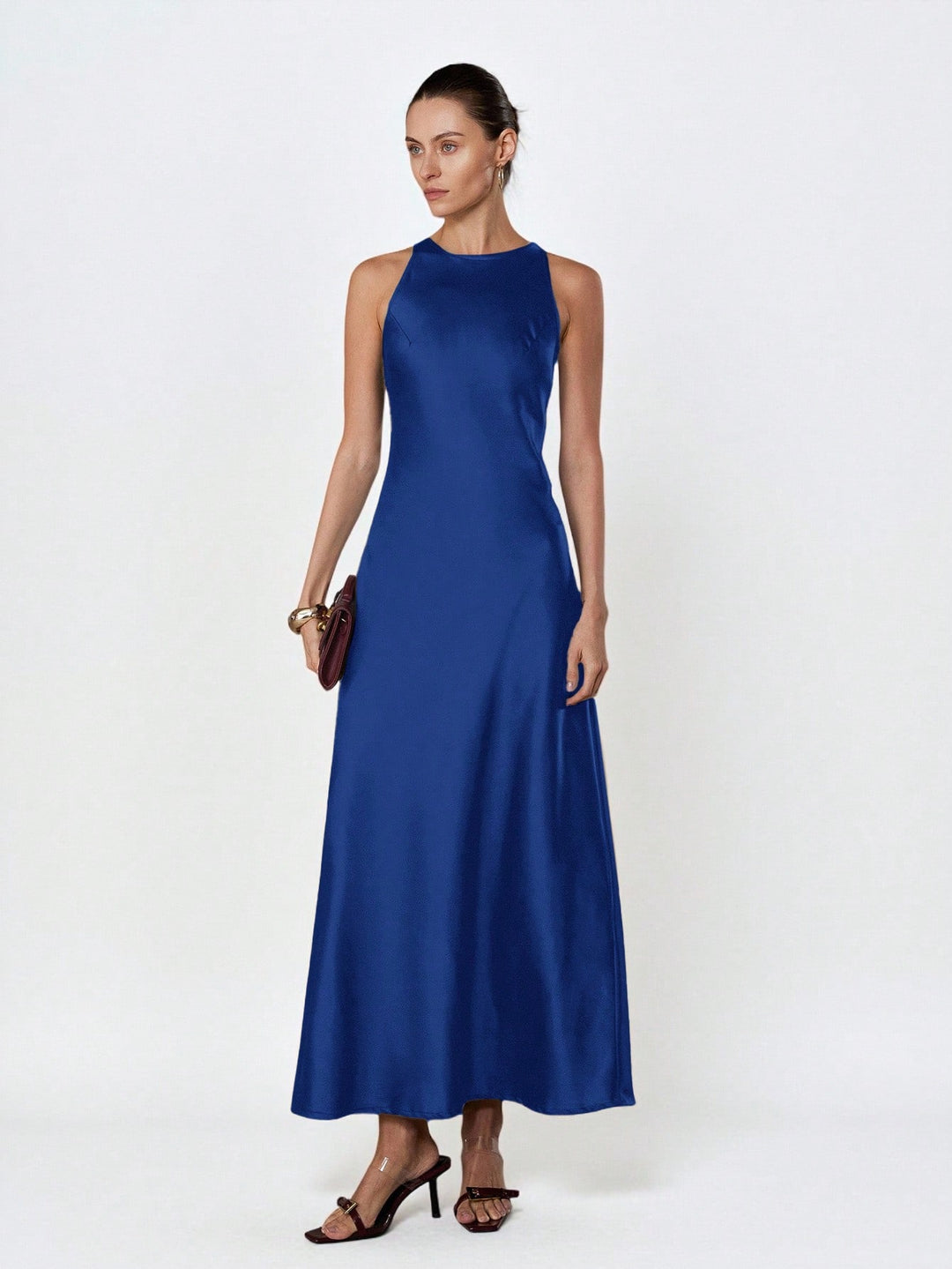 Rochie maxi SHEIN, albastru
