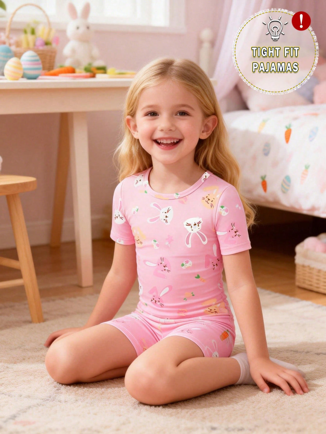 Compleu pijamale SHEIN, roz