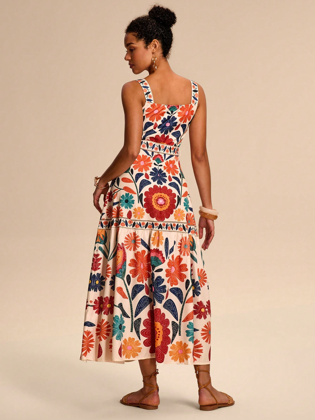 Rochie maxi SHEIN, mix culori