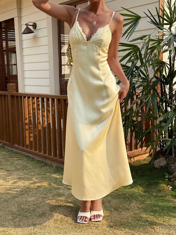 Rochie midi SHEIN, galben