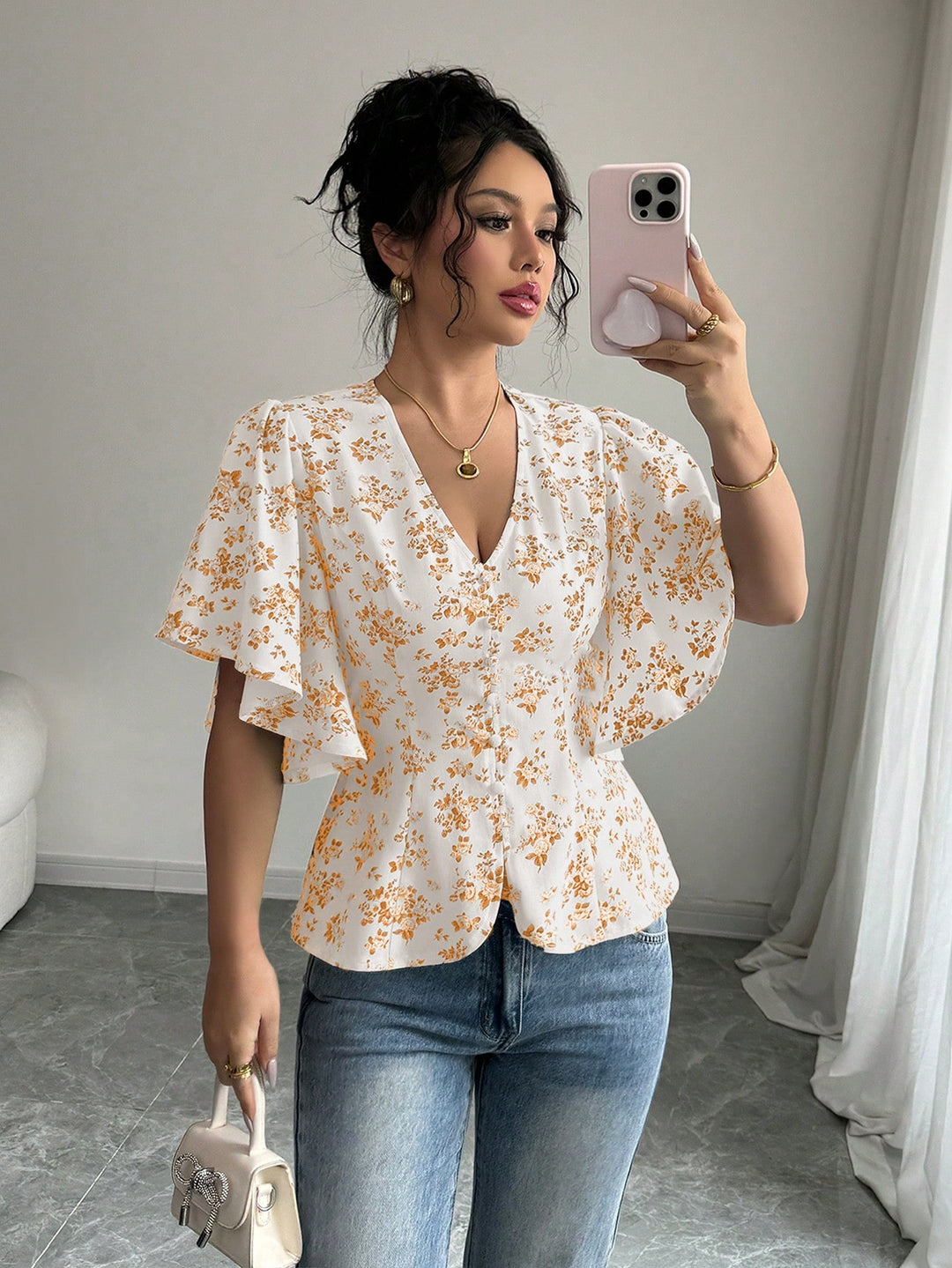 Bluza SHEIN, galben